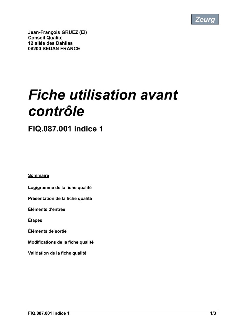 Fiche utilisation avant contrôle 01