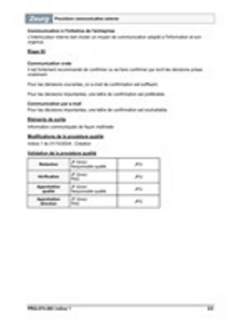 Procédure communication externe 02