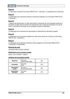 Procédure demande