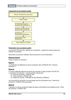 Procédure maîtrise de la production