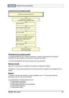 Procédure réunion production